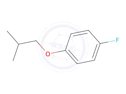 Chemical structure of 1-Fluoro-4-isobutoxybenzene