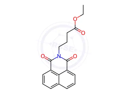 Chemical structure of Ethyl 4-{2,4-dioxo-3-azatricyclo[7.3.1.0^{5,13}]-trideca-1(13),5,7,9,11-pentaen-3-yl}butanoate