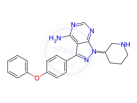 Chemical structure of Ibrutinib Impurity 230