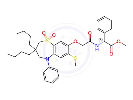 Chemical structure of Elobixibat Impurity 16