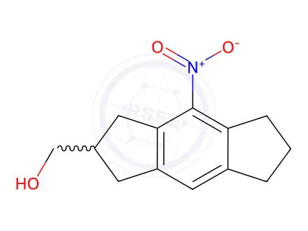 Chemical structure of (4-Nitro-1,2,3,5,6,7-hexahydro-s-indacen-2-yl)methanol