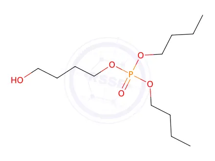 Chemical structure of Phosphoric acid, dibutyl 4-hydroxybutyl ester