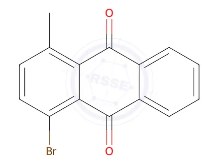 Chemical structure of 1-Bromo-4-methylanthracene-9,10-dione