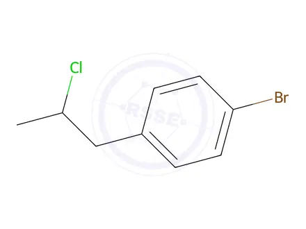 Chemical structure of 1-Bromo-4-(2-chloropropyl)benzene