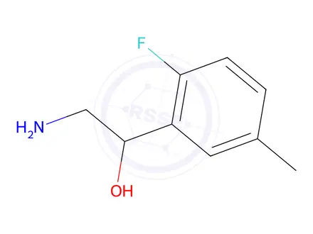 Chemical structure of 2-Amino-1-(2-fluoro-5-methylphenyl)ethan-1-ol