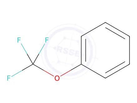 Chemical structure of (Trifluoromethoxy)benzene