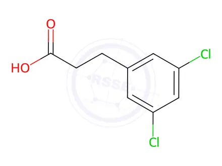 Chemical structure of 3-(3,5-Dichloro-phenyl)-propionic acid