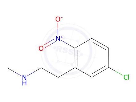 Chemical structure of 2-(5-Chloro-2-nitrophenyl)-N-methylethan-1-amine