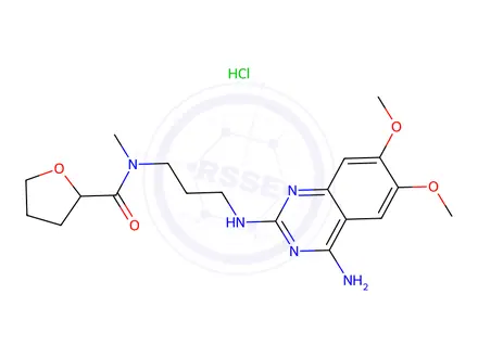 Chemical structure of Alfuzosin Hydrochloride Impurity 3 Hydrochloride (Alfuzosin Hydrochloride EP Impurity C Hydrochloride) (Mixture of Enantiomers)