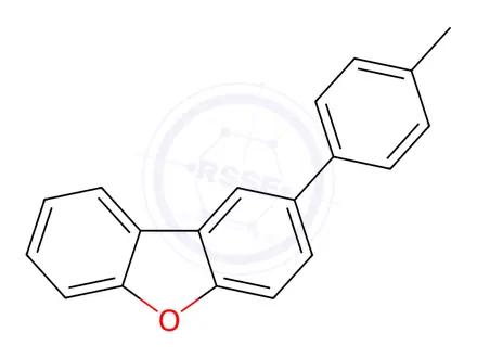 Chemical structure of Dibenzofuran, 2-(4-methylphenyl)-