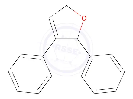 Chemical structure of 2,3-Diphenyl-2,5-dihydrofuran
