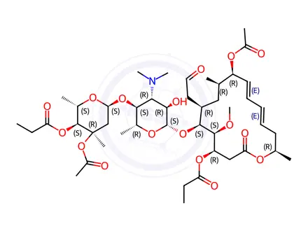 Chemical structure of Acythylmedecamycin