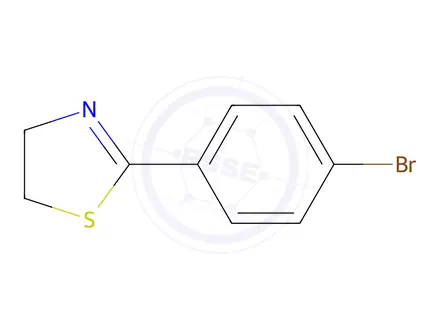 Chemical structure of 2-(4-Bromophenyl)-4,5-dihydrothiazole