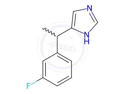 Chemical structure of 4-(1-(3-Fluorophenyl)ethyl)-1H-imidazole