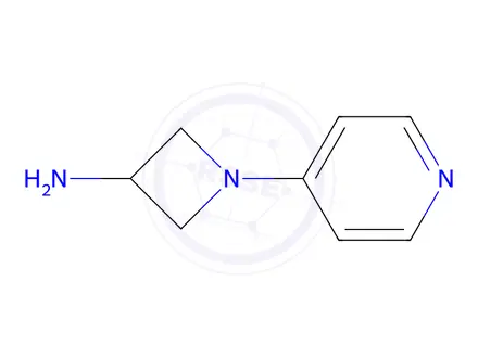 Chemical structure of 1-(Pyridin-4-yl)azetidin-3-amine