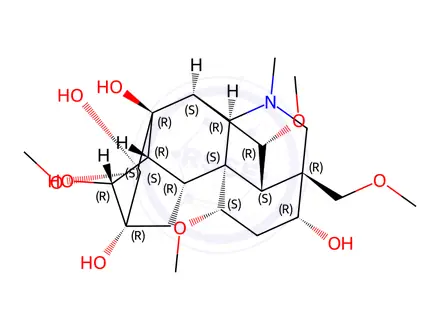 Chemical structure of Mesaconine