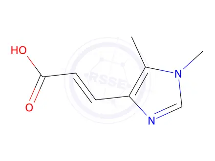 Chemical structure of 3-(1,5-Dimethyl-1H-imidazol-4-yl)acrylic acid