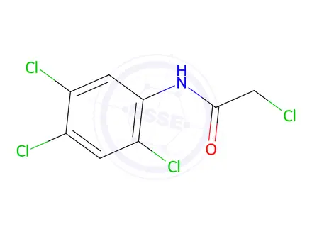 Chemical structure of 2-Chloro-N-(2,4,5-Trichlorophenyl)Acetamide