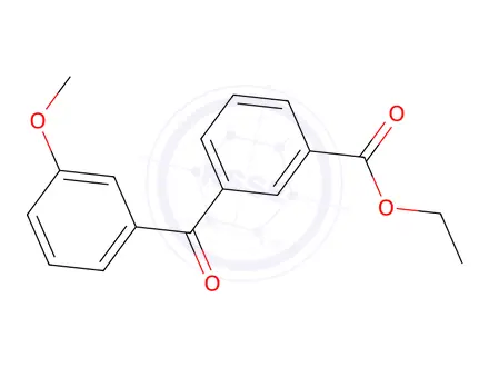 Chemical structure of Ethyl 3-(3-methoxybenzoyl)benzoate