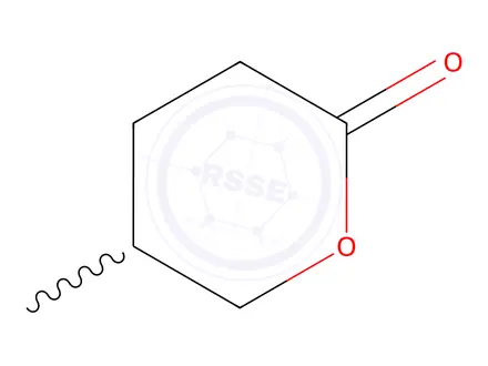 Chemical structure of 5-Methyltetrahydro-2H-pyran-2-one