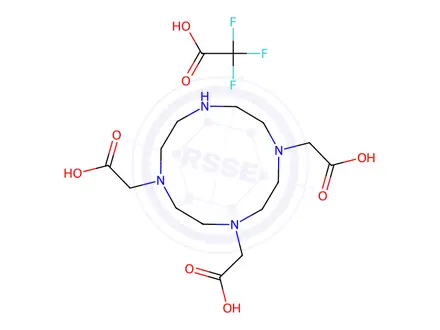 Chemical structure of Gadobutrol Impurity 103 Trifluoroacetic acid