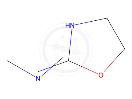Chemical structure of N-methyl-4,5-dihydro-1,3-oxazol-2-amine