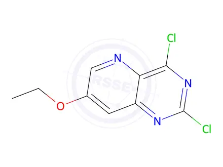 Chemical structure of 2,4-Dichloro-7-ethoxypyrido[3,2-d]pyrimidine