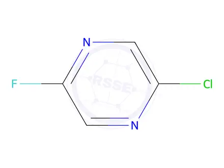 Chemical structure of 2-chloro-5-fluoro-pyrazine