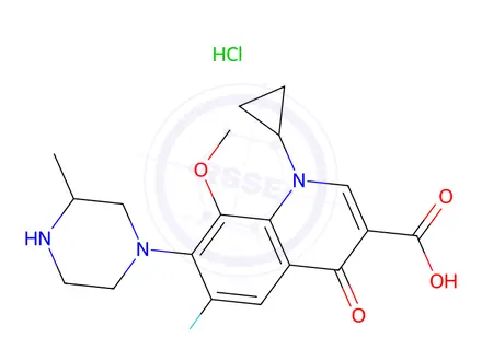 Chemical structure of Gatifloxacinacid
