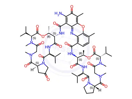 Chemical structure of Actinomycin X2