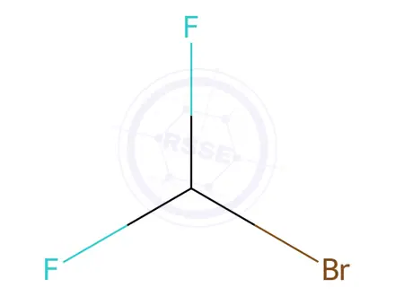 Chemical structure of Bromodifluoromethane