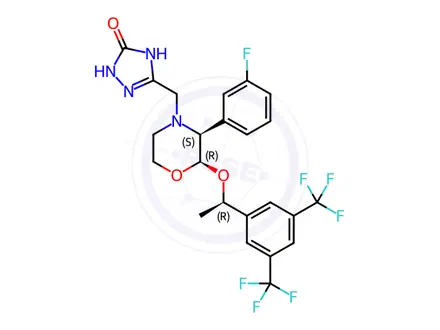 Chemical structure of Aprepitant Impurity 44