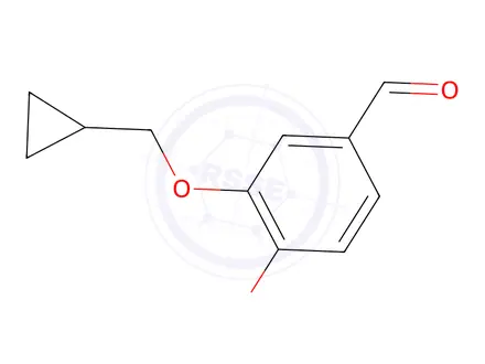Chemical structure of 3-Cyclopropylmethoxy-4-methoxybenzaldehyde