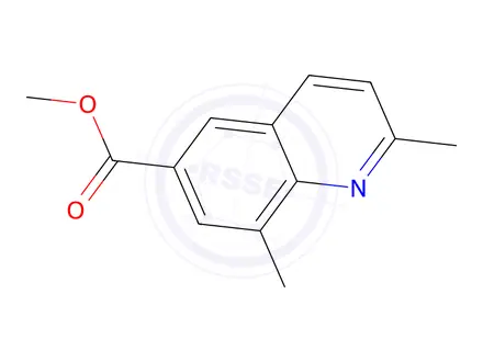 Chemical structure of Methyl 2,8-dimethylquinoline-6-carboxylate