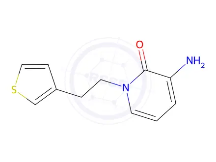 Chemical structure of 3-Amino-1-(2-(thiophen-3-yl)ethyl)pyridin-2(1h)-one