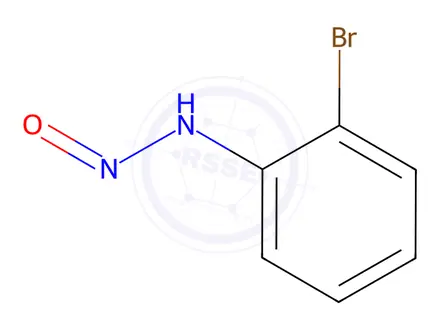 Chemical structure of N-(2-bromophenyl)nitrous amide