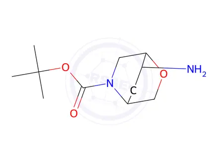 Chemical structure of Tert-butyl 7-amino-2-oxa-5-azabicyclo[2.2.2]Octane-5-carboxylate