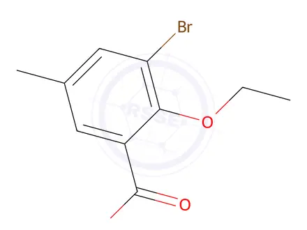 Chemical structure of 3-Bromo-2-ethoxy-5-methylbenzoic acid
