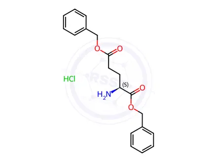 Chemical structure of Dibenzyl L-Glutamate Hydrochloride