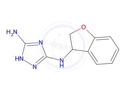 Chemical structure of N3-(2,3-Dihydrobenzofuran-3-yl)-4H-1,2,4-triazole-3,5-diamine