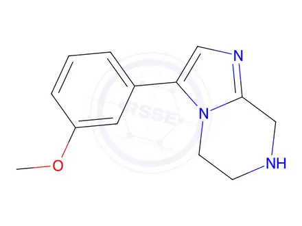 Chemical structure of 3-(3-Methoxyphenyl)-5,6,7,8-tetrahydroimidazo[1,2-a]pyrazine