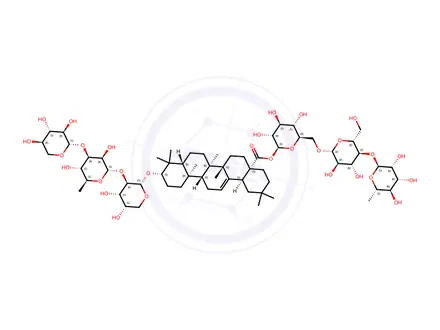 Chemical structure of sieboldianoside B