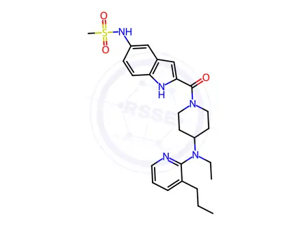 Chemical structure of Delavirdine Impurity 37