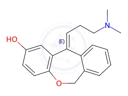 Chemical structure of (E)-2-Hydroxy Doxepin