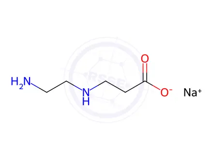 Chemical structure of Sodium N-(2-aminoethyl)-β-Alaninate
