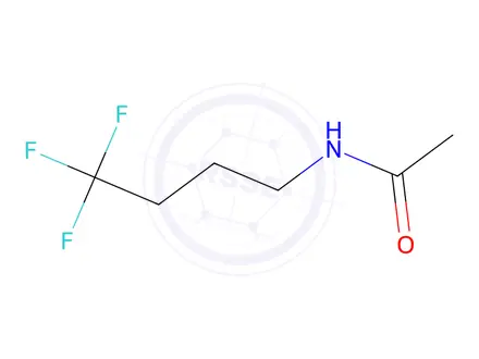Chemical structure of N-(4,4,4-trifluorobutyl)acetamide