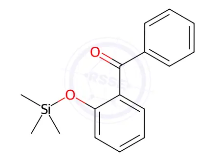 Chemical structure of 2-[(Trimethylsilyl)oxy]benzophenone