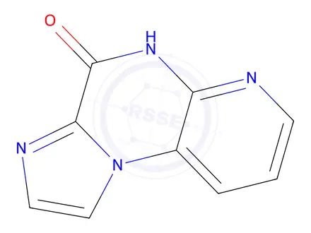 Chemical structure of Imidazo[1,2-a]pyrido[2,3-e]pyrazin-4(5H)-one (9CI)