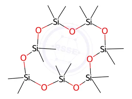 Chemical structure of Tetradecamethylcycloheptasiloxane