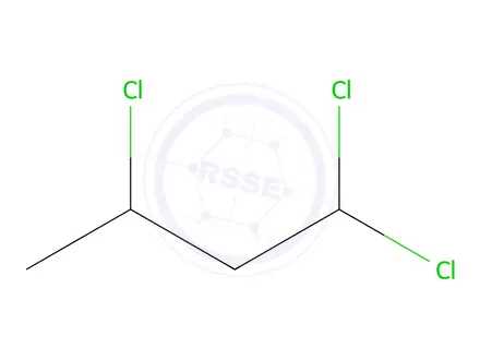 Chemical structure of 1,1,3-trichlorobutane